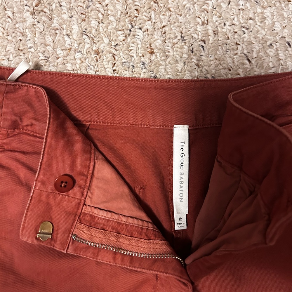 The Group Babaton Rust Shorts